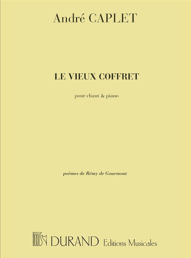 Le Vieux Coffret, Pour Chant Et Piano